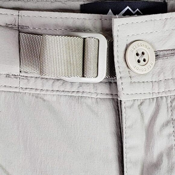 REI Co-op Pants Women’s Relaxed Convertible Size 16 Petite Khaki Stretch Cargo - Picture 10 of 16